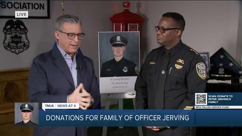 Donations for fallen officer: Chief Norman talks 1-on-1