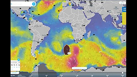 MINI ICE AGE tried generate into SOUTH AFRICA also into north europe [from near antarctica]