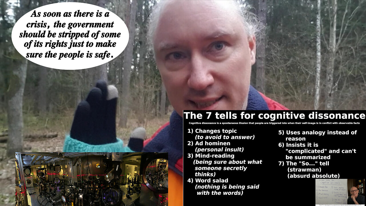 Crises, use them! Cognitive dissonance tells. Herding vs nutpicking. Nuclear war due to vaccines?!?