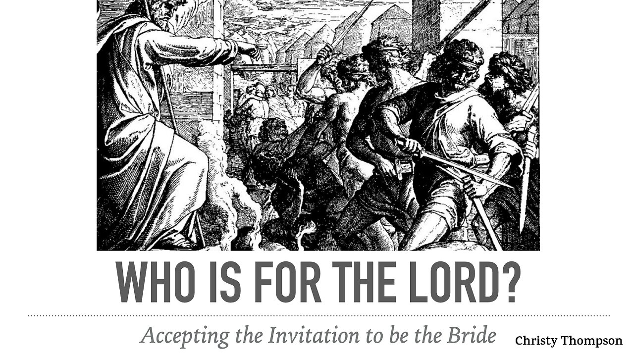 Who Is For The Lord - Christy Thompson - September 22nd, 2024