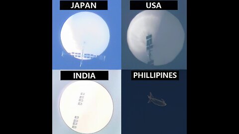 Chinese spraying balloons