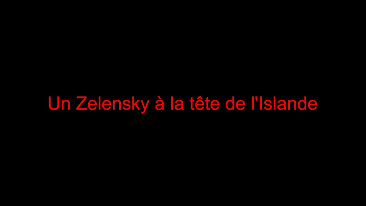 Un Zelensky à la tête de l'Islande