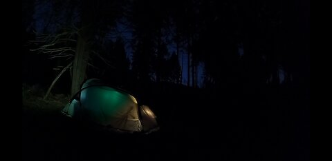 SNUGPAK SCORPION 3 TENT. NIGHTLAPSE GOPRO. 19th Jan 2023