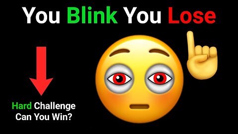 Don't Blink while watching this video..