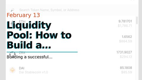 Liquidity Pool: How to Build a Successful Liquidity Pool