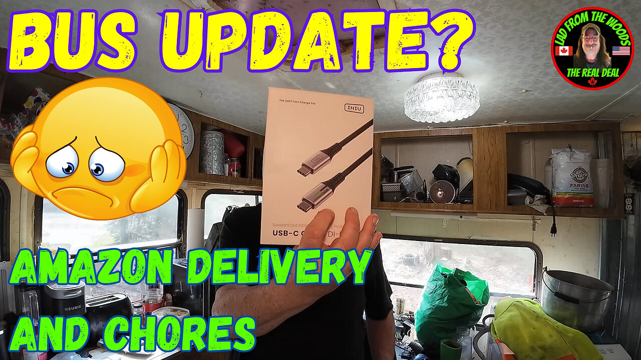 05-01-24 | Bus Update, Amazon Delivery And Chores