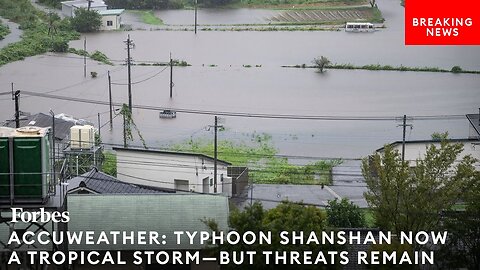 JUST IN: Typhoon Shanshan Now A Tropical Storm—But Threats Remain To Japan, Says AccuWeather