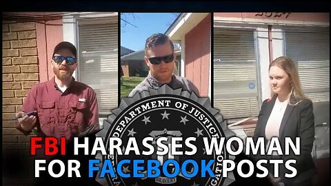 Alex Jones Biden fbi harasses Woman For Facebook Posts info Wars show