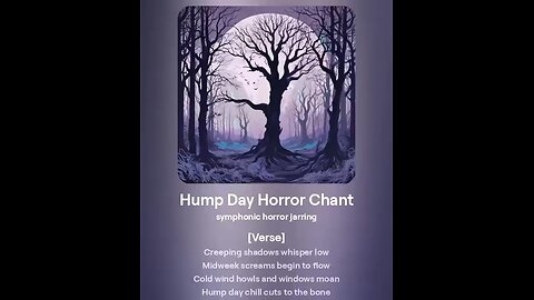 Hump Day Horror Chant by Turtle Tunes with Suno