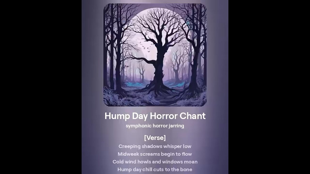 Hump Day Horror Chant by Turtle Tunes with Suno