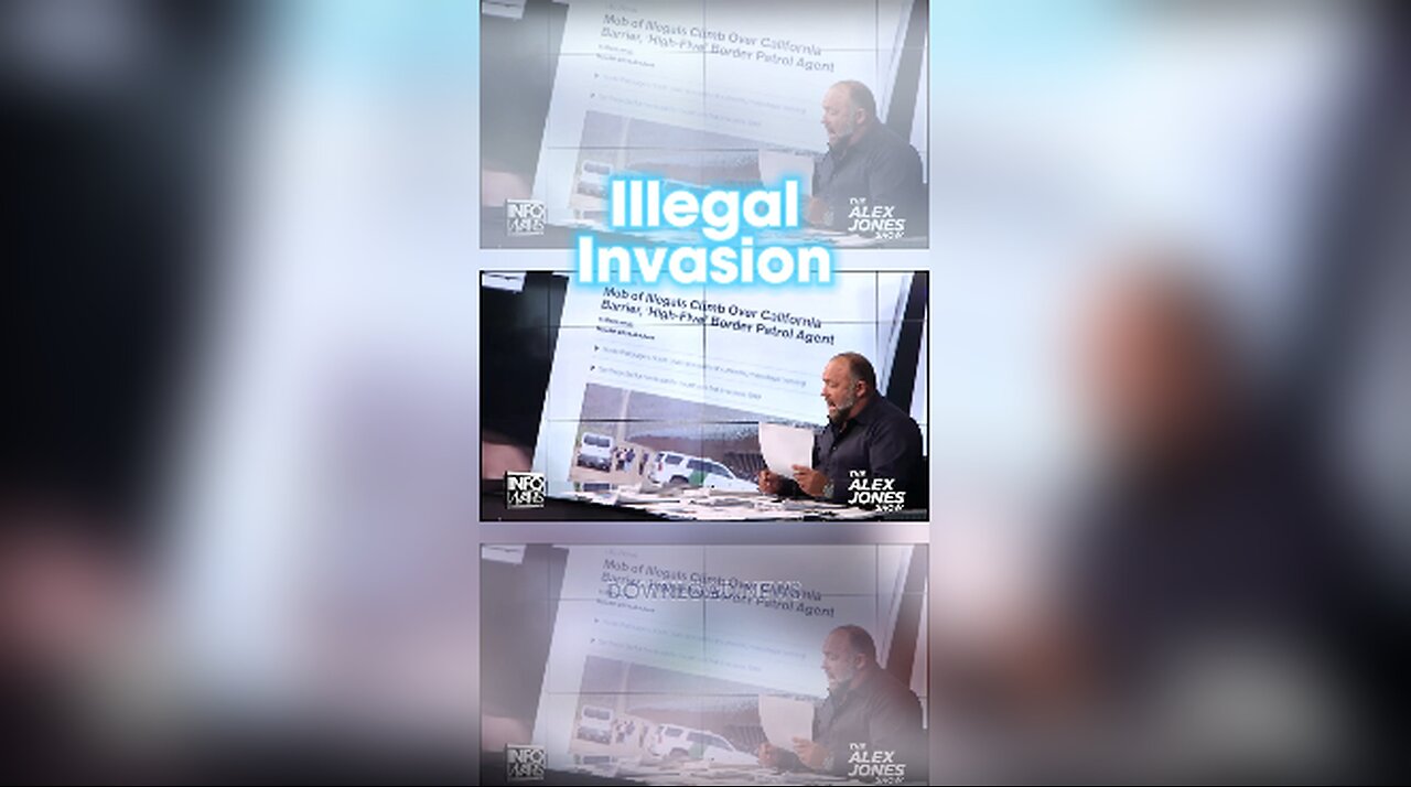 Alex Jones: Border Patrol Threatens Reporters Exposing Their Crimes - 5/9/24