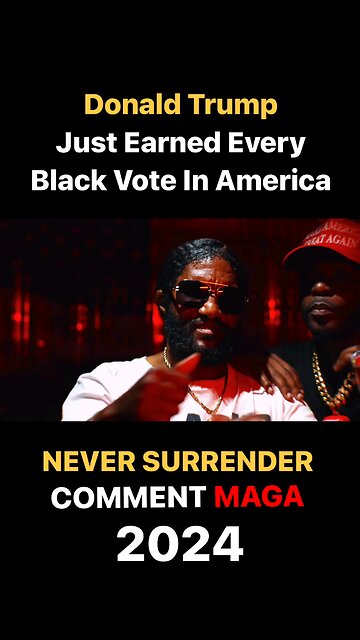 TRUMP DEFINITELY SECURED THE BLACK VOTE #MAGA #TRUMP