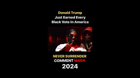 TRUMP DEFINITELY SECURED THE BLACK VOTE #MAGA #TRUMP