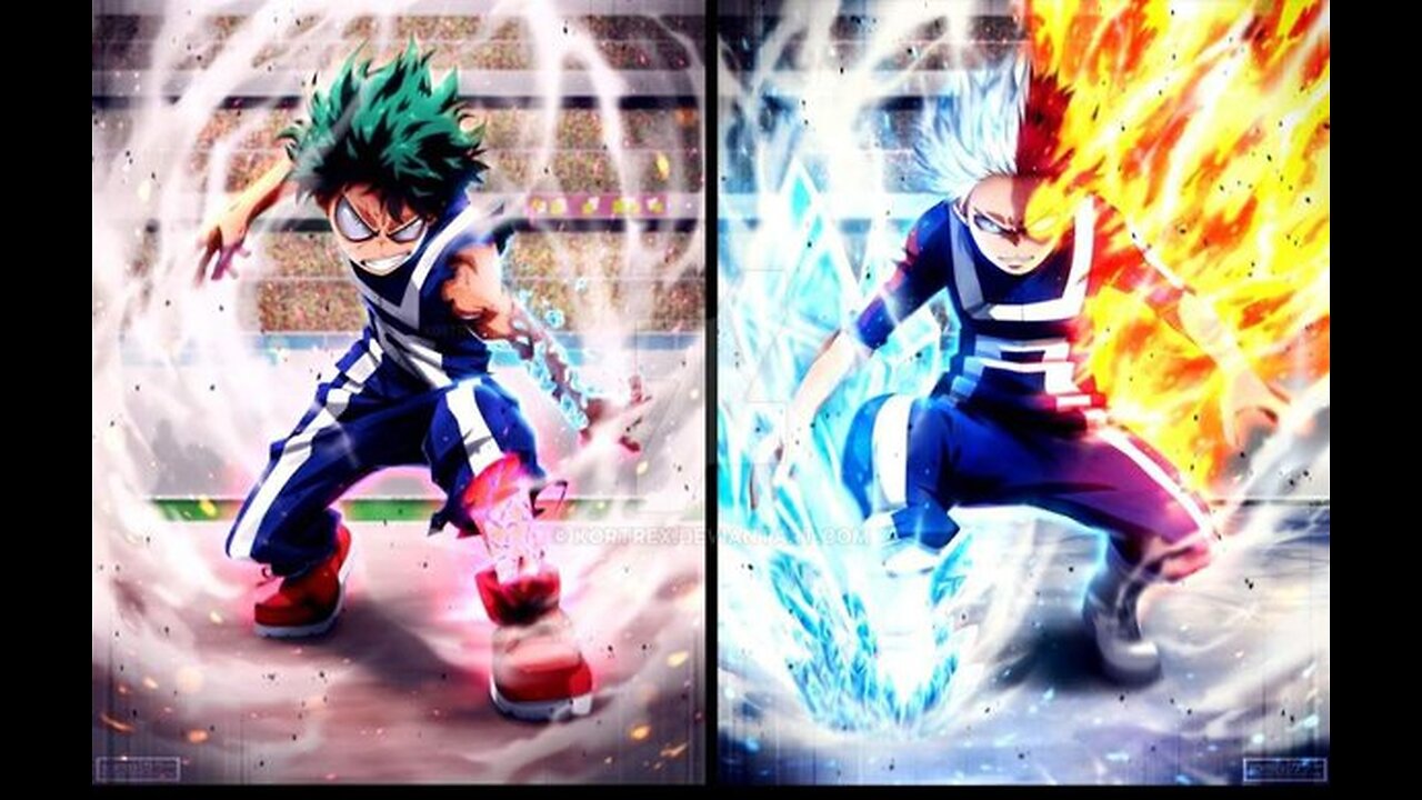 Deku vs Todoroki