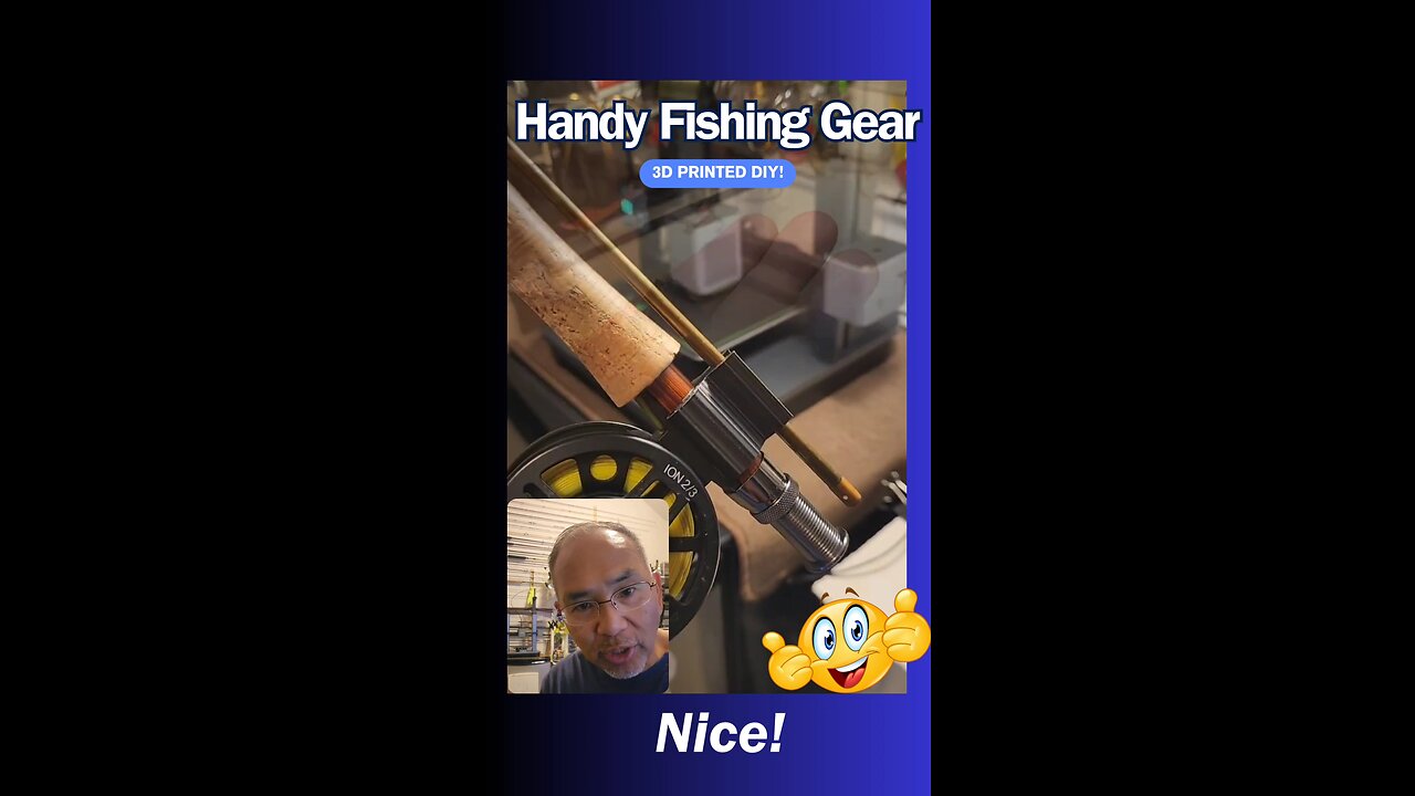 3D Printed Fishing Rod Holder, Easy DIY #Fishing #3dprinting #diy