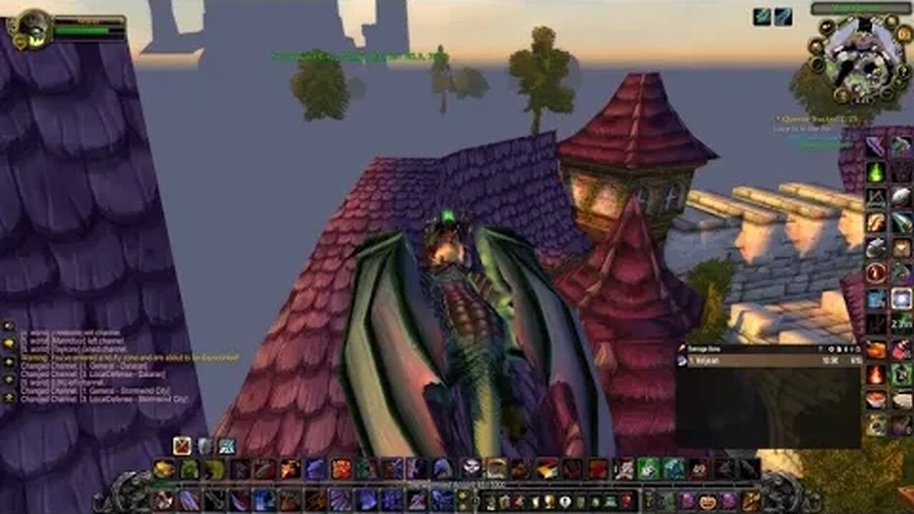 World of Warcraft Glitch Sky Walking Wrath of The Lich King Classic