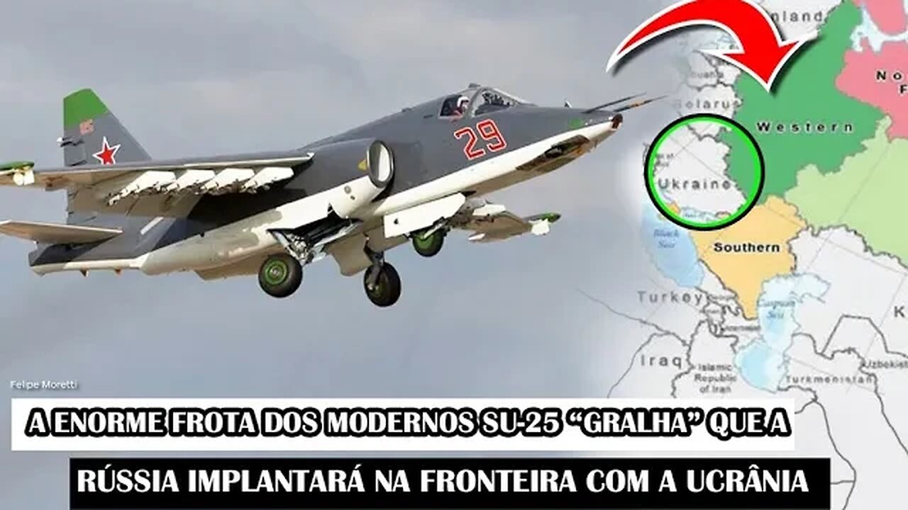 A Enorme Frota Dos Modernos Su-25 “Gralha” Que A Rússia Implantará Na Fronteira Com A Ucrânia