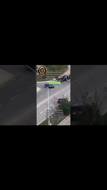 🍁🚔🎥 Police Horses Block In Car At Mall #shorts #short