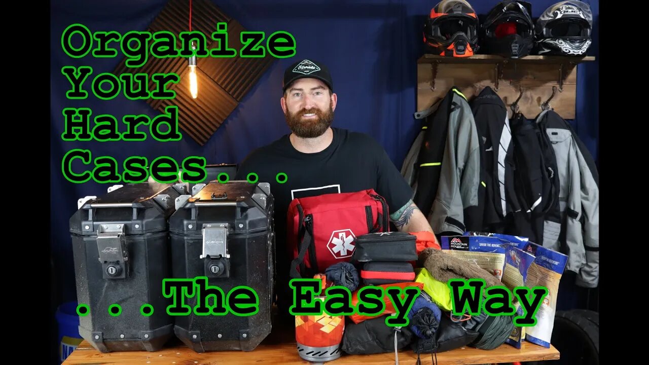 Motorcycle Pannier and Hard Case Packing