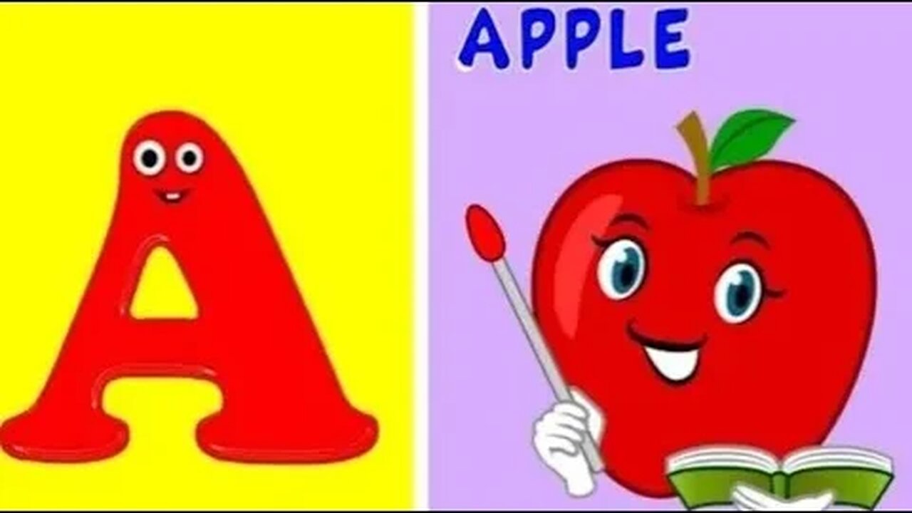 Phonics Song for Children - Learn the Alphabet with 3D Nursery Rhymes and abcde