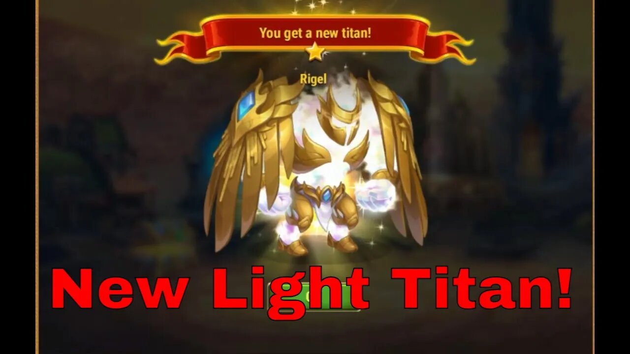 Hero Wars : New Light Titan " Rigel has a Tank Role "