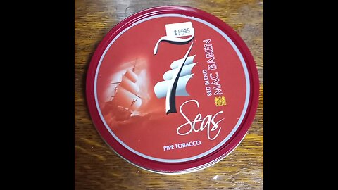 Seven seas red blend pipe tobacco.