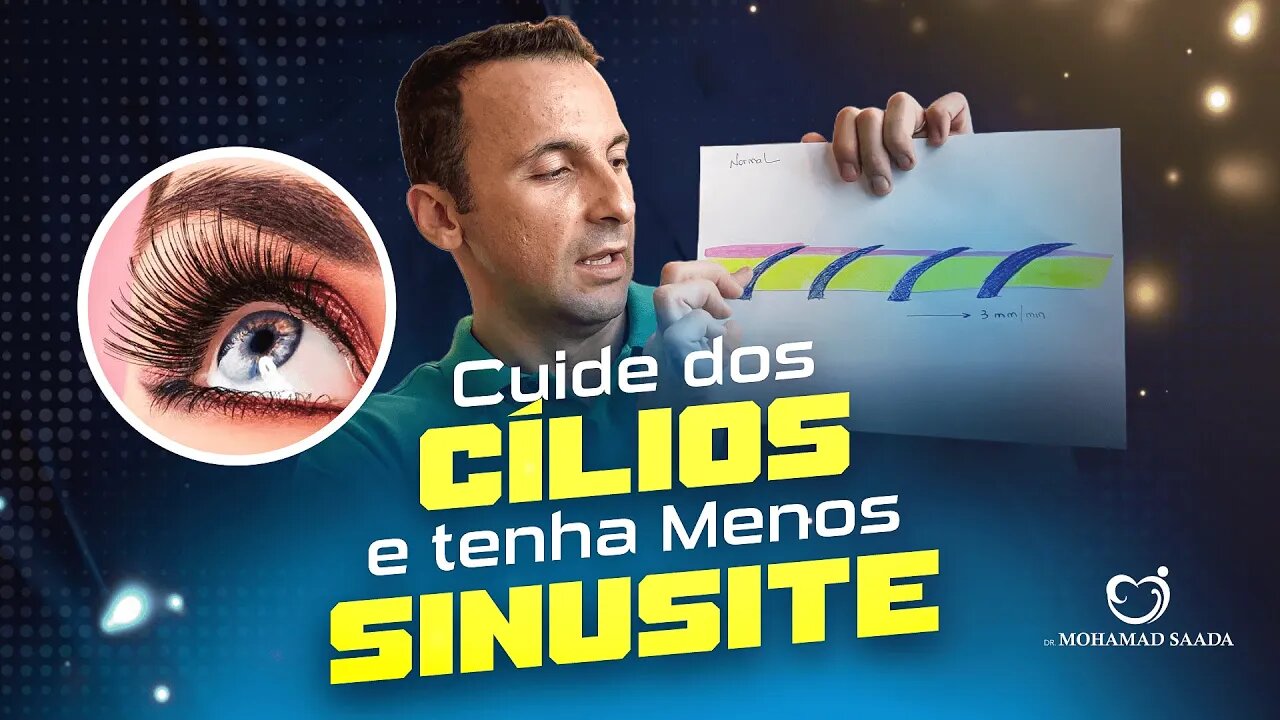 COMO CUIDAR DOS CÍLIOS E TER MENOS SINUSITE