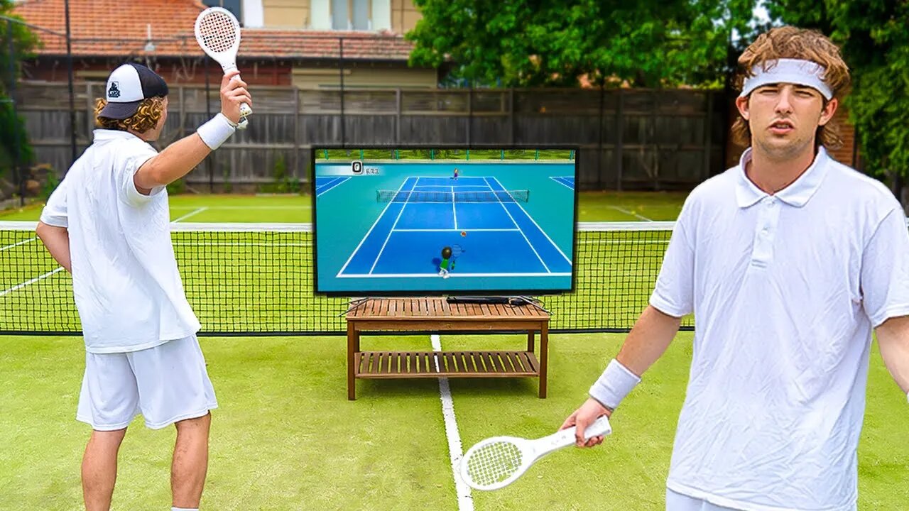 Hiring a Tennis Coach but It's Wii Tennis