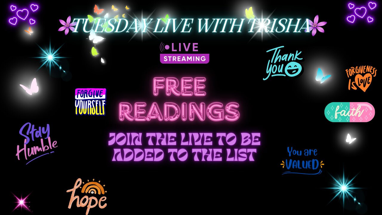 Tuesday Live With Trisha!