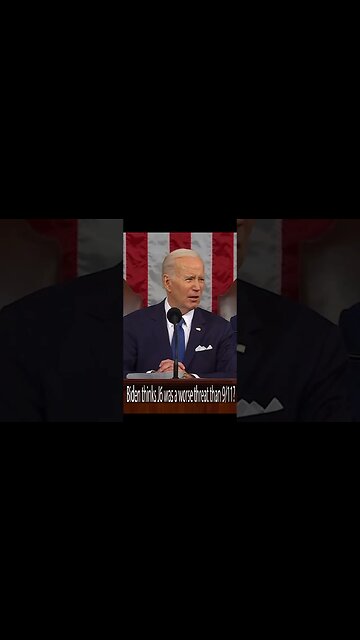 Biden thinks J6 was worse than 9/11? #shorts