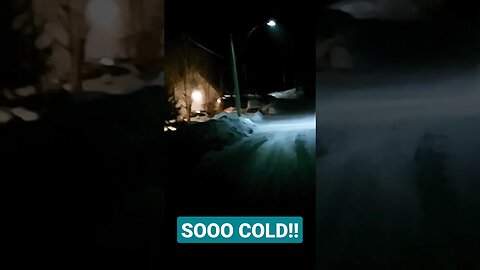 ABSOLUTELY FREEZING 🥶🥶 #coldweather #freezing #stupidcold