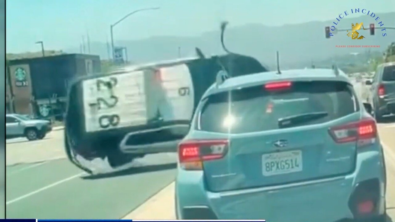 LA County Sheriff Cruiser Gets T-Boned