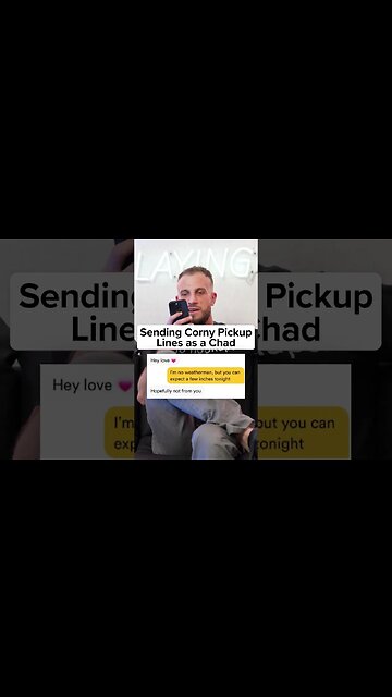 Using Corny Pickup Lines As A Chad (Bumble Experiment)