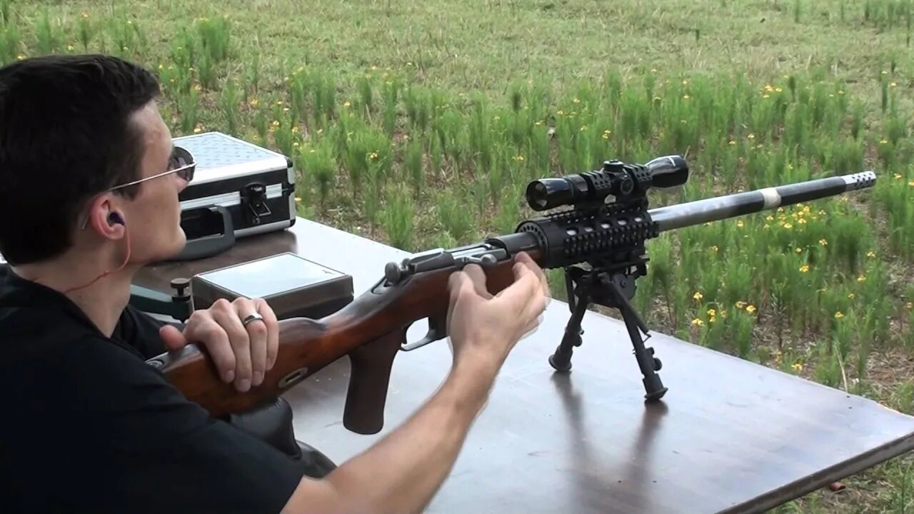 Custom Mosin Nagant Heavy Barrel Sniper Rifle