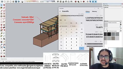 Coeficientes de gasto e regra do buraco para redução de kgm³ Eng Estrutural