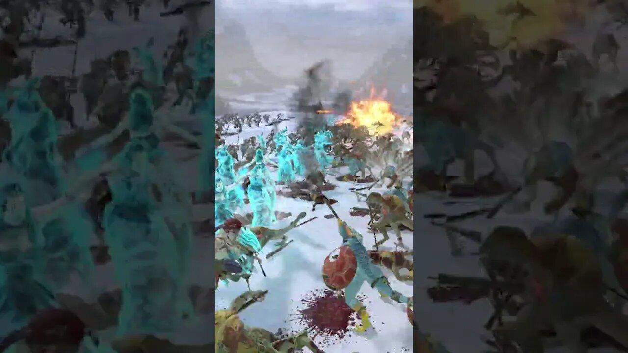 Vampire Coast Bombarding One Lizard at a Time | Land Battle