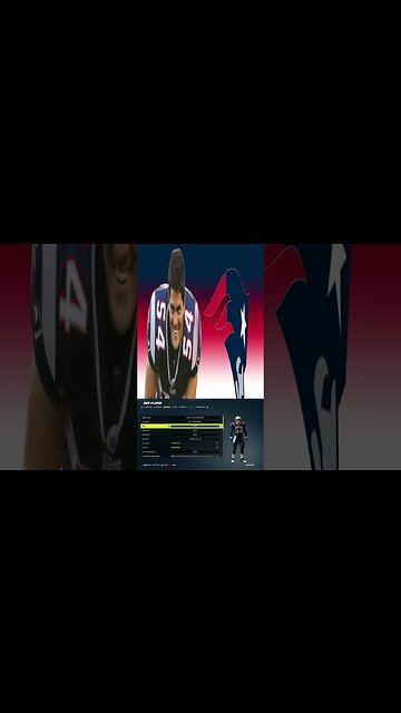 Madden 23 Tedy Bruschi Creation #shorts