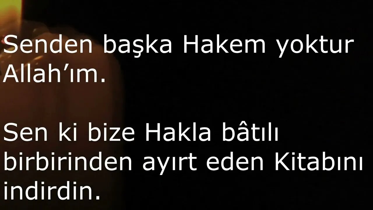 #esmaülhüsna ESMAÜ'L HÜSNA'DAN DUALAR / EL FETTAH (C.C.)