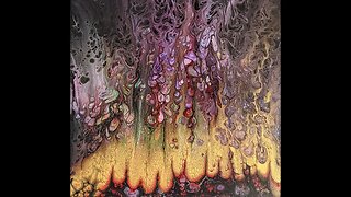 105 - "Hope Rises" - Abstract Fluid Art - Paint Pouring - Acrylic Pouring Swipe