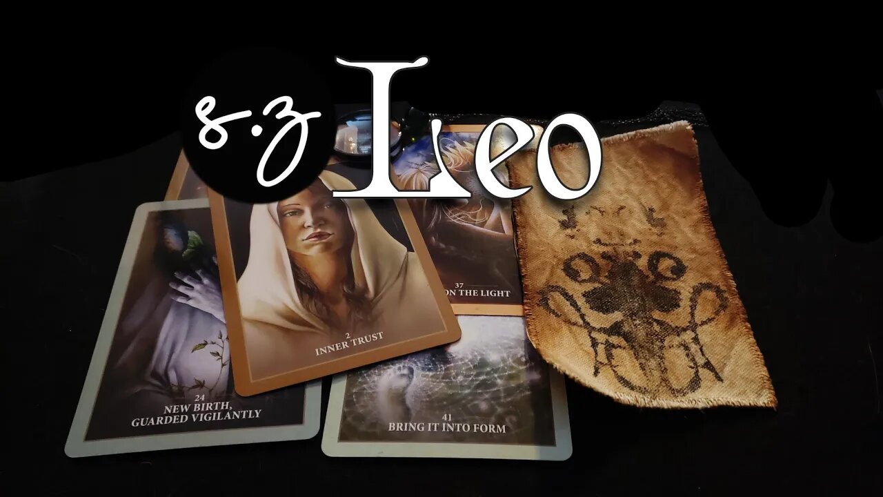 Leo Aura ♌ Ear worm, Remote viewing, Stern Smile, Sensitivities (Intuitive ink blot & Tarot )