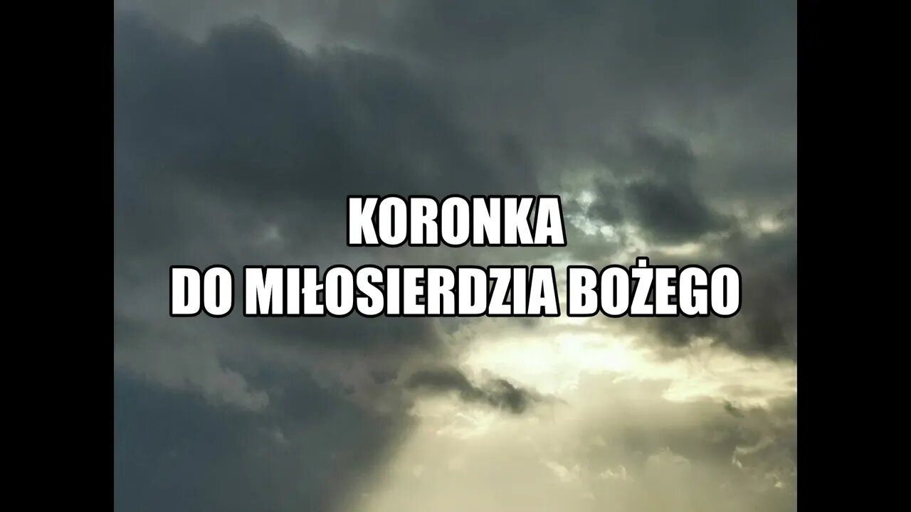 KORONKA DO MIŁOSIERDZIA BOŻEGO