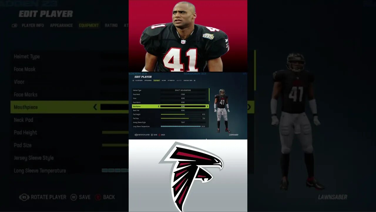 How To Create Eugene Robinson Madden 23 #shorts