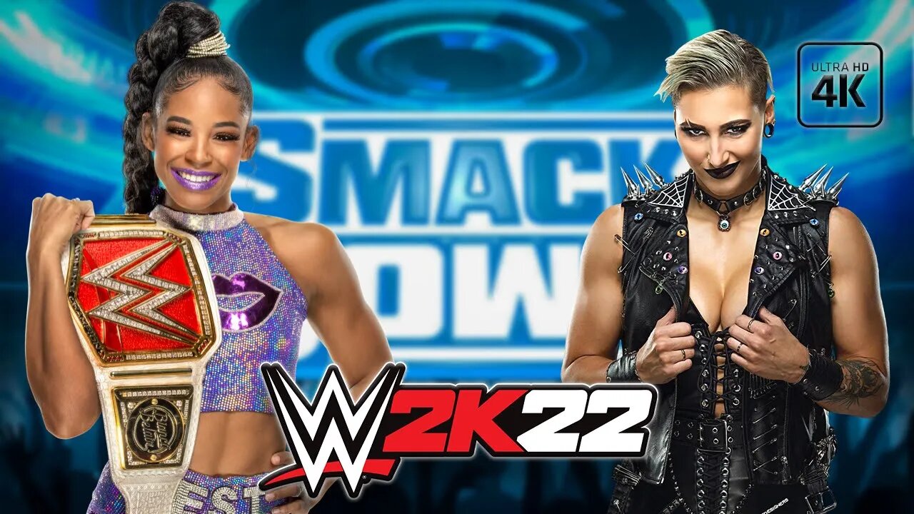 WWE 2K22: Bianca Belair Vs. Rhea Ripley - (PC) - [4K60FPS] - Epic Gameplay!