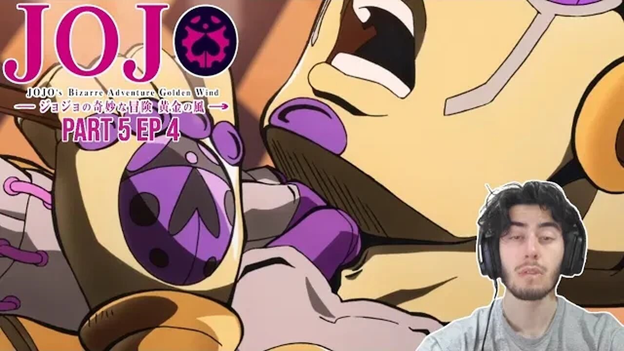 CHOKE ME w/ your hands and arrow | JJBA Part 5: Golden Wind Ep 4 | REACTION