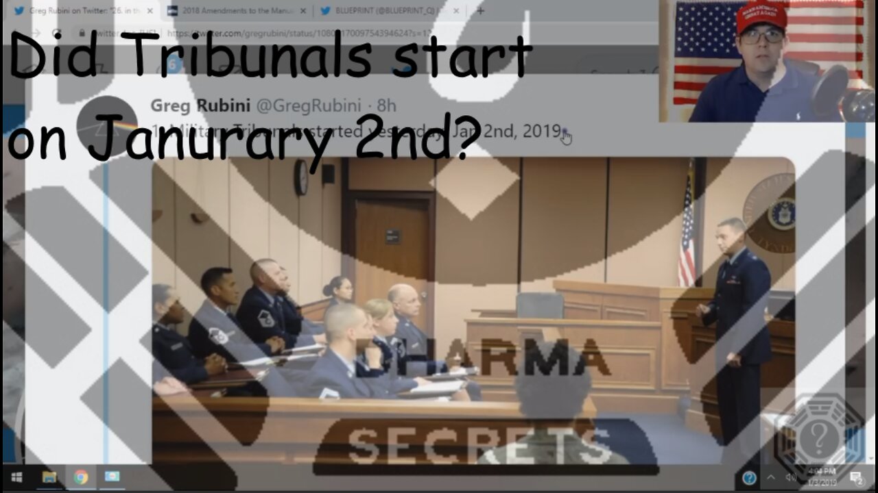 Reliving the Awakening 1-3-19 Have Military Tribunals Started on Jan. 2nd