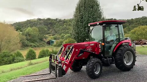 A Typical Workday At The Farm, Cab Tractors & Sawmills!