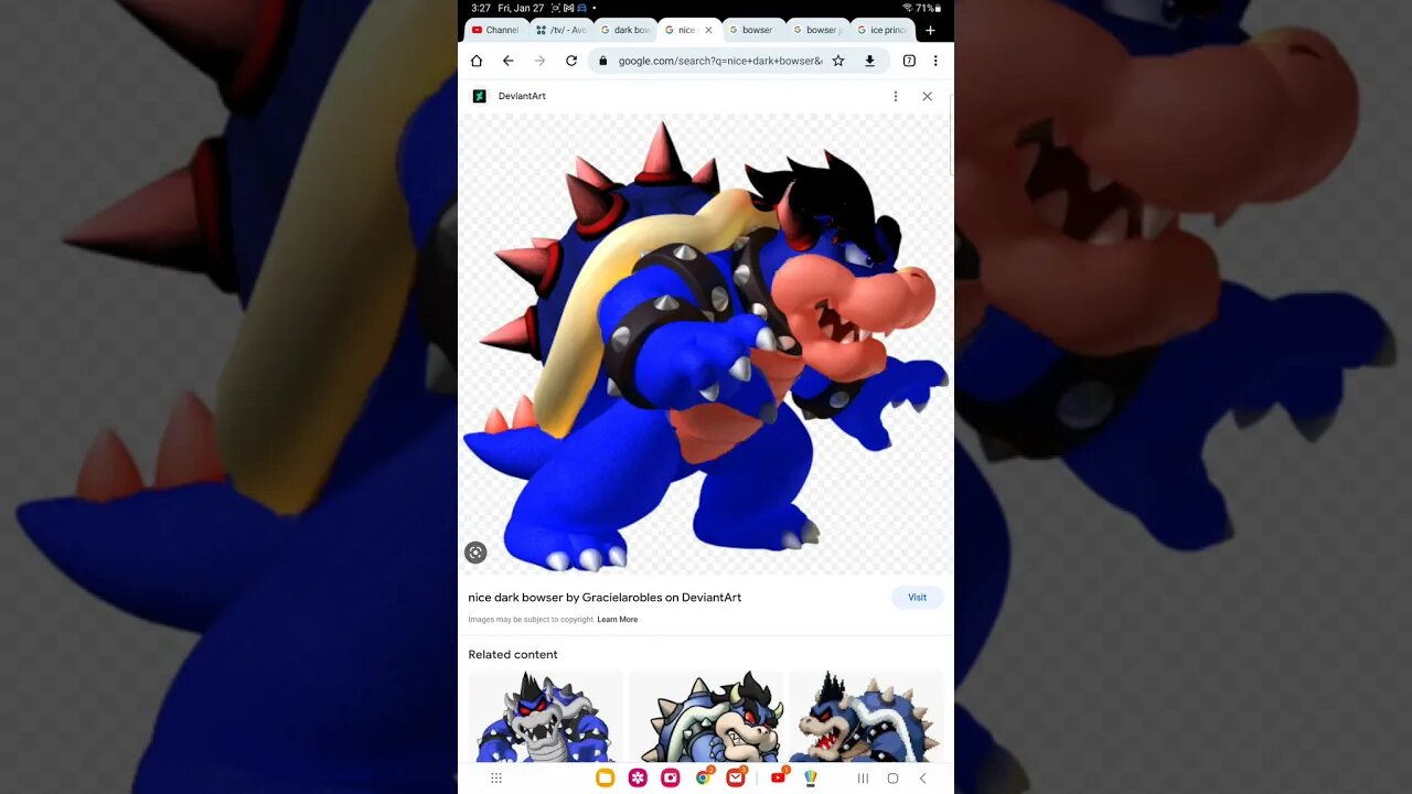 Dark bowser grounds the nice Clone of himself and gets grounded