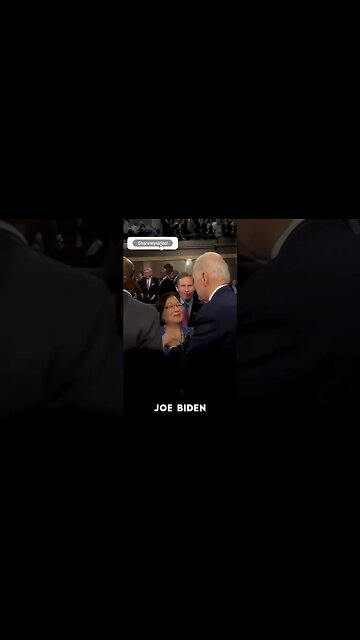 Joe Biden, Awkwardly Grabs Senator Hirono's Face