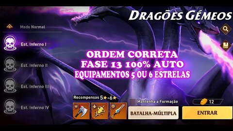 DRAGAO 13 / 100# AUTO / AWAKEN CHAO SERA