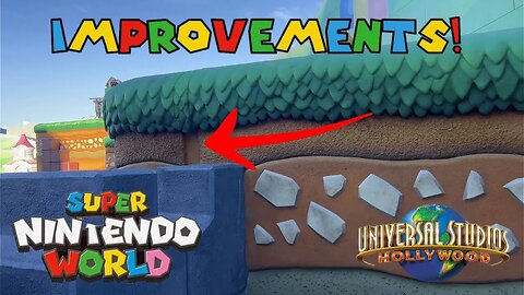 ALL The IMPROVEMENTS Made To Super Nintendo World | Universal Studios Hollywood!